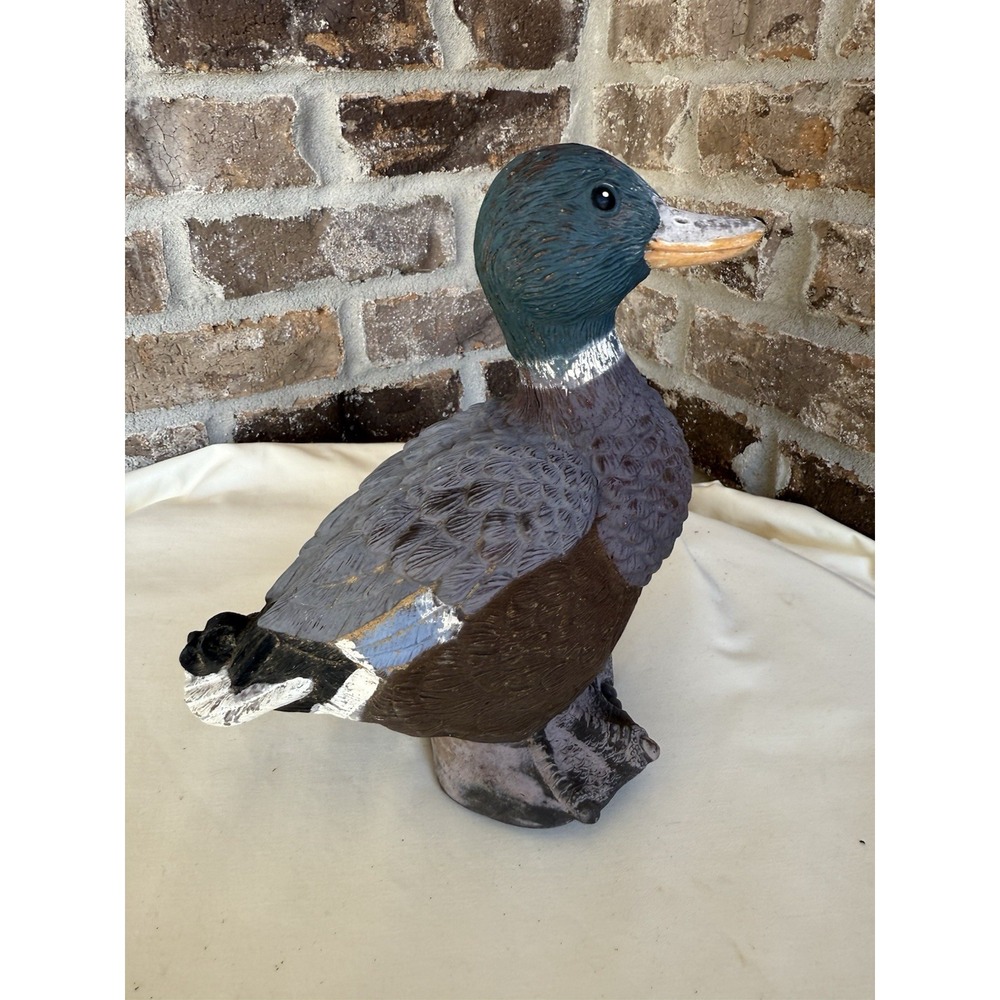 Vintage 90s  Artline Mallard Duck Duckling Plastic Garden Figure